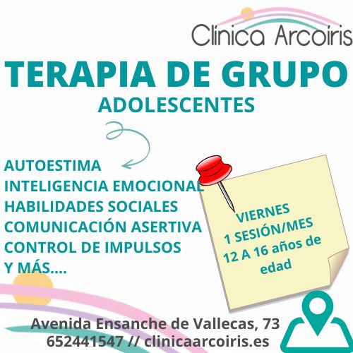 Terapia Grupal Adolescentes Clínica Arcoíris 2174